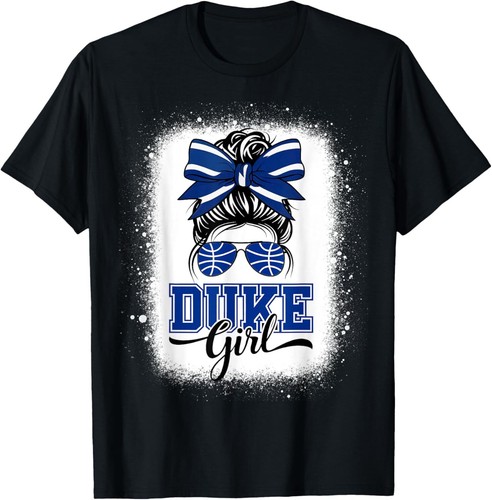 Duke Girl Shirt Messy Bun Women Men Kids T-Shirt