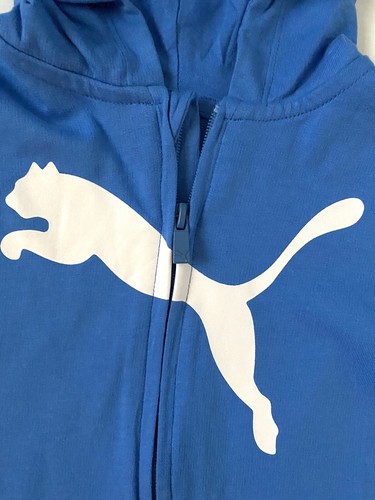 NEU Puma Strampler Baby Größe 3-6 Monate blau Reißverschluss mit Kapuze - Bild 4 von 6