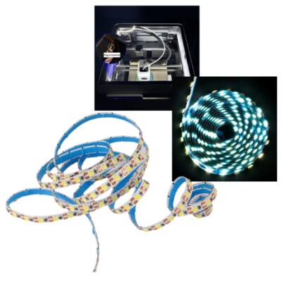Quality LED Strips Light for Bamboo Lab X1 3D Printers Cuttable Led Light