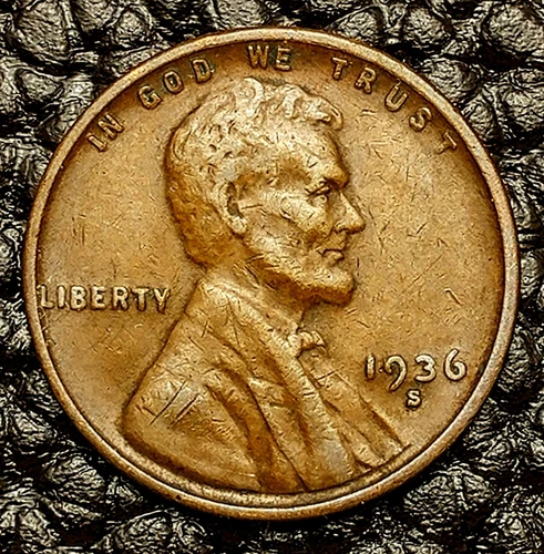 1936-S Lincoln Wheat Cent ~ VERY FINE (VF) Condition ~ COMBINED SHIPPING!