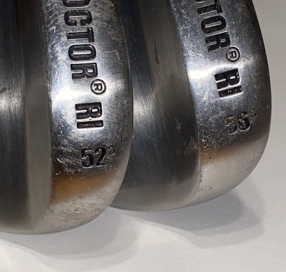 2 Spin Doctor RI Wedges 52 & 56 Degree XP R300 Steel Shaft Golf Clubs LH - Image 2 of 4
