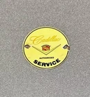 VINTAGE CADILLAC PORCELAIN SIGN CAR GAS OIL TRUCK MOTORCYCLE