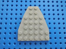Lego 1 x Flügelplatte Bootsplatte 2625 alt  hellgrau 7x6  10019 10030