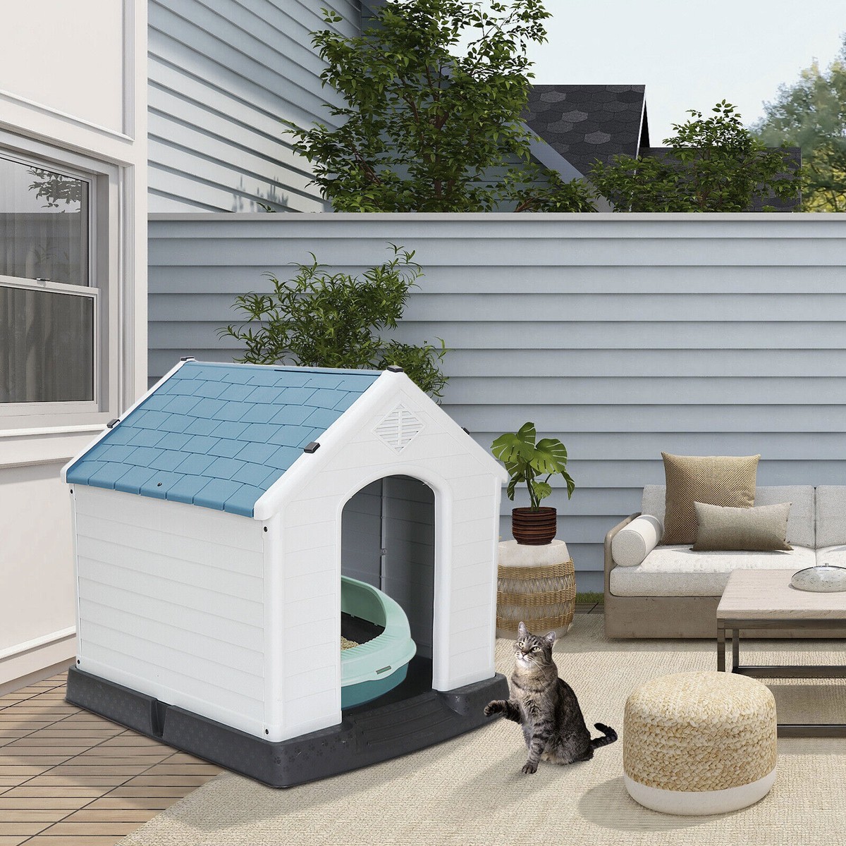 Discount giantex plastic dog house Free Shipping