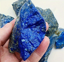 1 LB Natural Unique Texture Lapis Lazuli Stone Polished Deep Blue Crystal Home