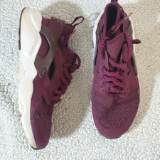 Nike Girls Air Huarache Sneaker Athletic 942121-600 Purple Lace Up Round Toe 5M