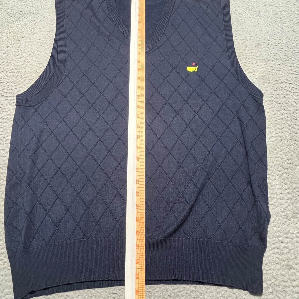Gilet Homme Masters Collection – Augusta National, Bleu, Taille L – Idéal Golf Et Randonnée