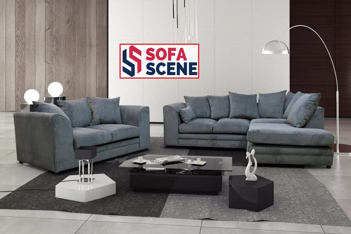 Grey 2 seater corner sofa deals