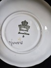 AYNSLEY RARE GREEN CUP SAUCER WITH FLORAL BORDERS ENGLAND BONE CHINA — photo 10