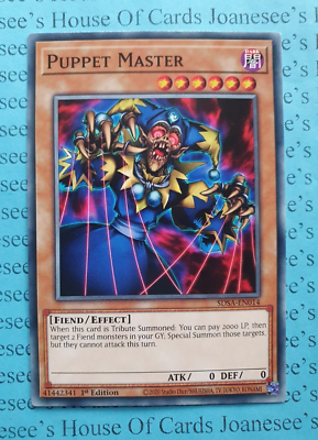 SDSA-EN014 Puppet Master Yu-Gi-Oh Card 1st Edition New