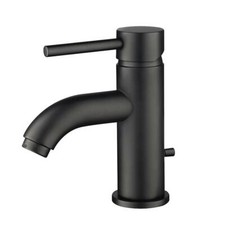 Luxart A211E-Publm Aerro Single Post Lavatory Faucet Matt Black