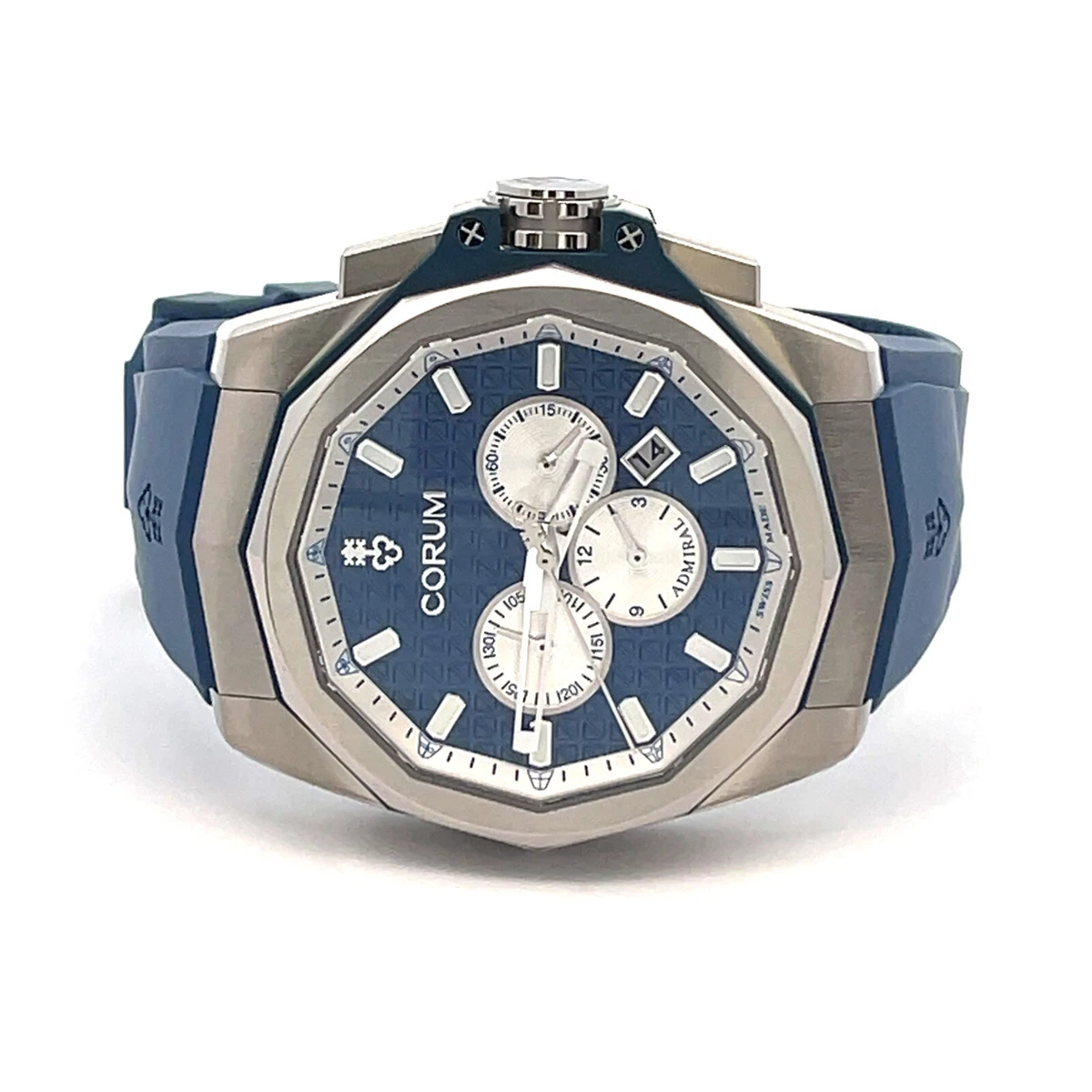 NEW CORUM ADMIRAL 45MM TITANIUM WATCH REF A132 04274 BOX CARD