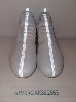 Adidas Adizero Primeknit White Metallic Silver Football Cleats GX5420 Size 10