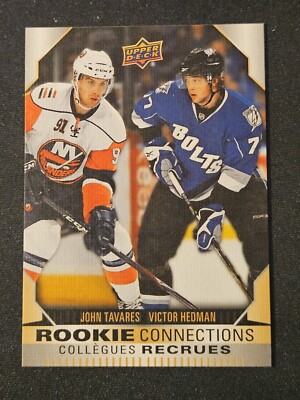 23-24 Tim Horton's Duo's John Tavares Victor Hedman     Rookie Connections