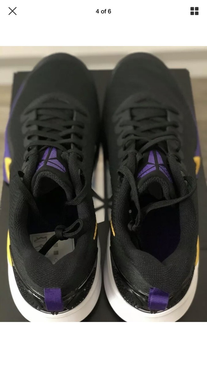 Nike Kobe Mamba Focus Laker Sneaker Purple/Yellow AJ5899 Lot
