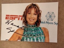 Hannah Storm autographed 4x6 photo ESPN 