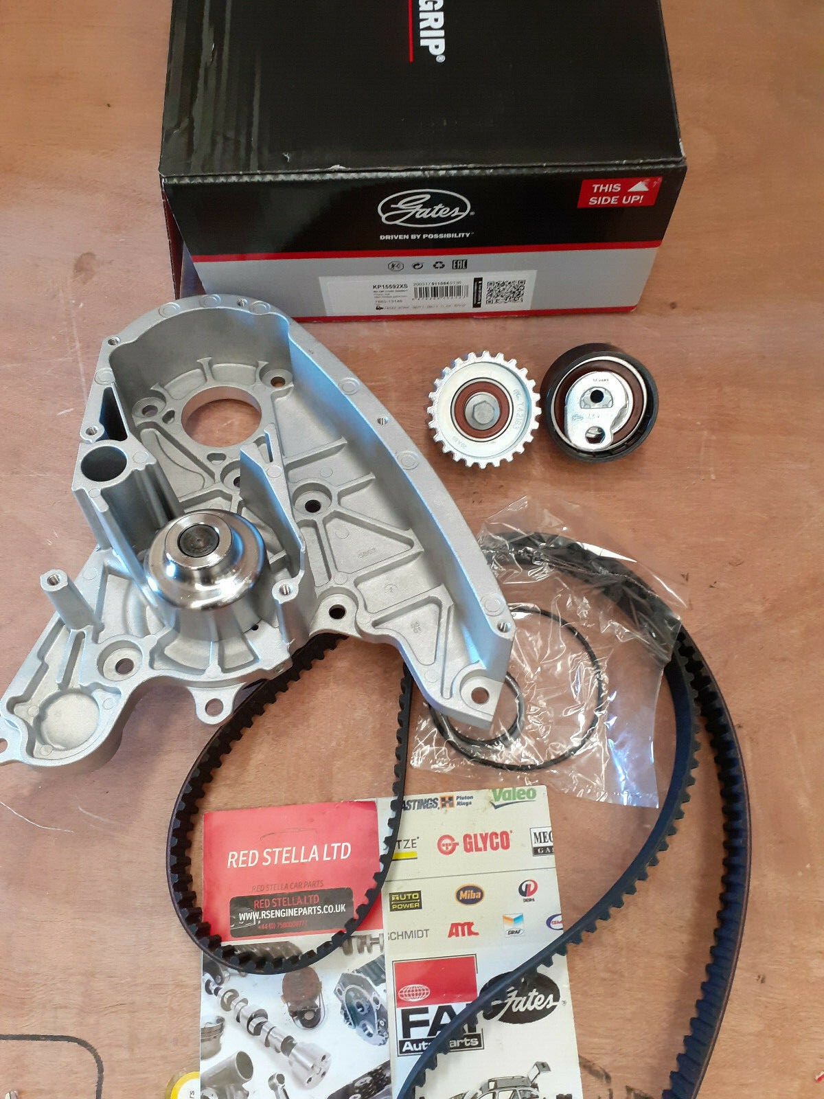 GATES TIMING BELT AND WATER PUMP KIT FIAT DUCATO 250 290 IVECO DAILY IV