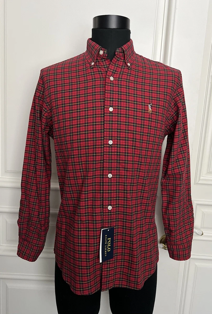 Ralph lauren red sales dress shirt