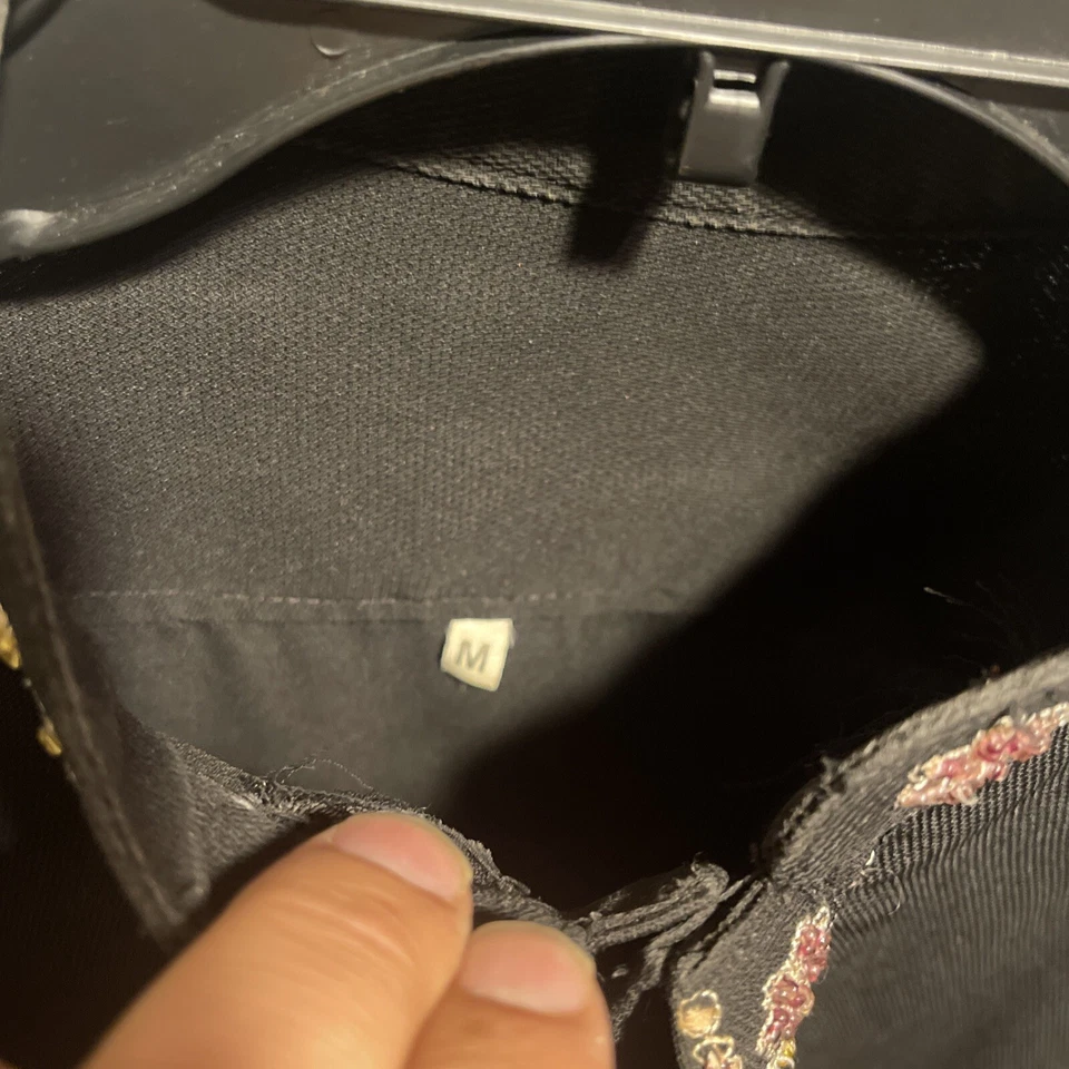 Men's Black Shirt Kurta Cotton Ethnic Clothing Dress Men Long Kurta Without PJ - Image 4 of 4