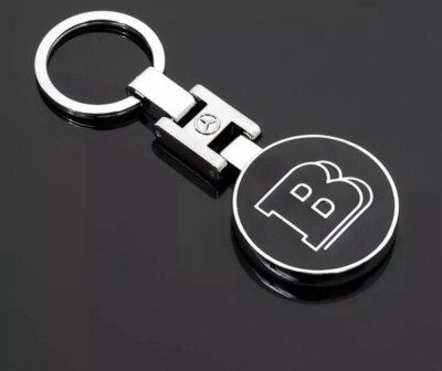 Brabus Keyring Silver/Black Smart Mercedes Benz Porsche Maybach
