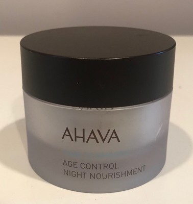 Ahava Age Control Night Nourishment Cream  1.7 oz   New Sealed