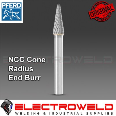 PFERD 1/2''x 1'' MX NCC Cone Radius End Burr Kel Drill Tungsten SL-5 26006774