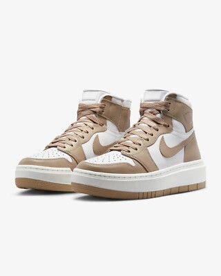 Nike Air Jordan 1 Elevate High Shoes White Desert Sail DN3253-121 