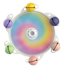 Rotating Bird Parrot Bells Toy for Budgie Parakeet Cockatiel Conure African Grey