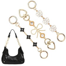 3 PCS Purse Extender Chain, Bag Strap Extender Chain for Handbags Crossbag Sh...