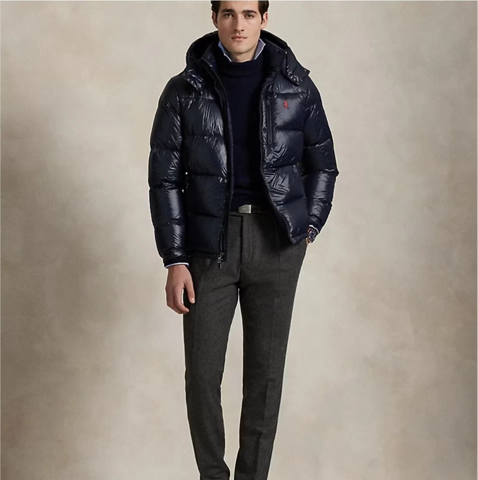 Chaqueta Polo Ralph Lauren The Gorham Brillante Nueva con Etiquetas - Colección Azul Marino Brillante Foto 3 de 4