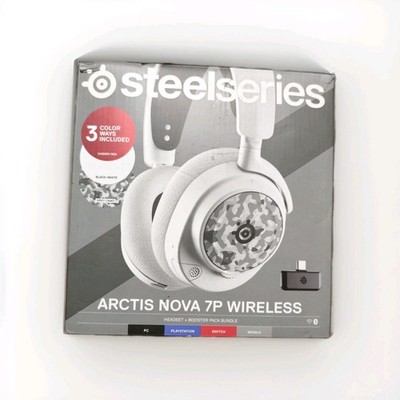 New SteelSeries Arctis Nova 7P White Wireless Gaming Headset. (See Description)