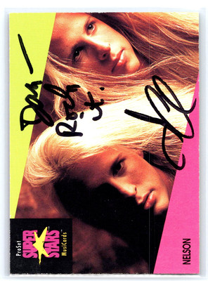 Gunnar Nelson Signed Auto Card SuperStars MusiCards #84 ''To Dan''   NELSON  