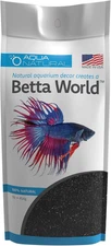Betta World - Diamond Black Quartz 1Lb, Gravel/Rocks/Substrate 