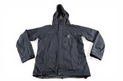 Haglofs Gore-Tex Jacket Womens Large Black Pro Recco Softshell Couloir Hooded
