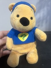 Disney Super Sleuth WINNIE THE POOH BEAR 9" Plush STUFFED ANIMAL Toy