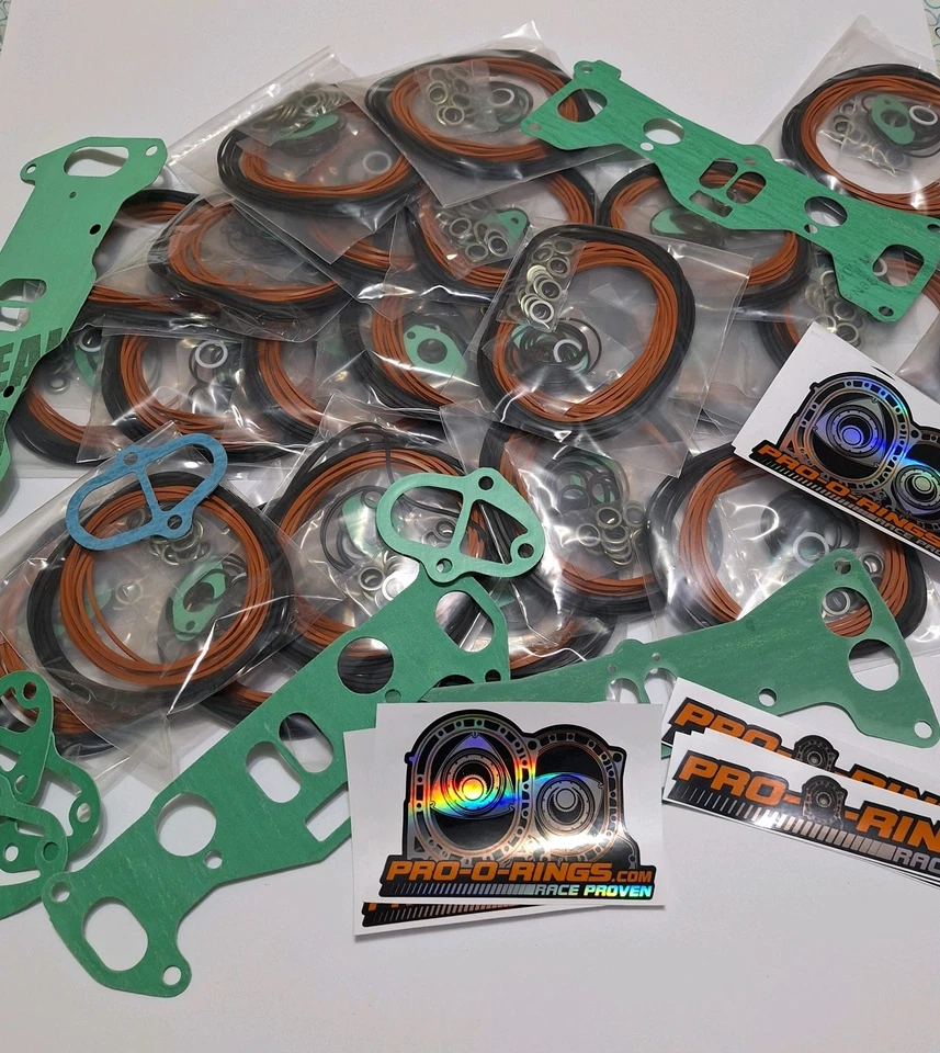 Juego de juntas Kit de juntas tóricas, Mazda Rx7 Rx4, Cosmo, Recogida giratoria 13b OLD SCHOOL Foto 3 de 3