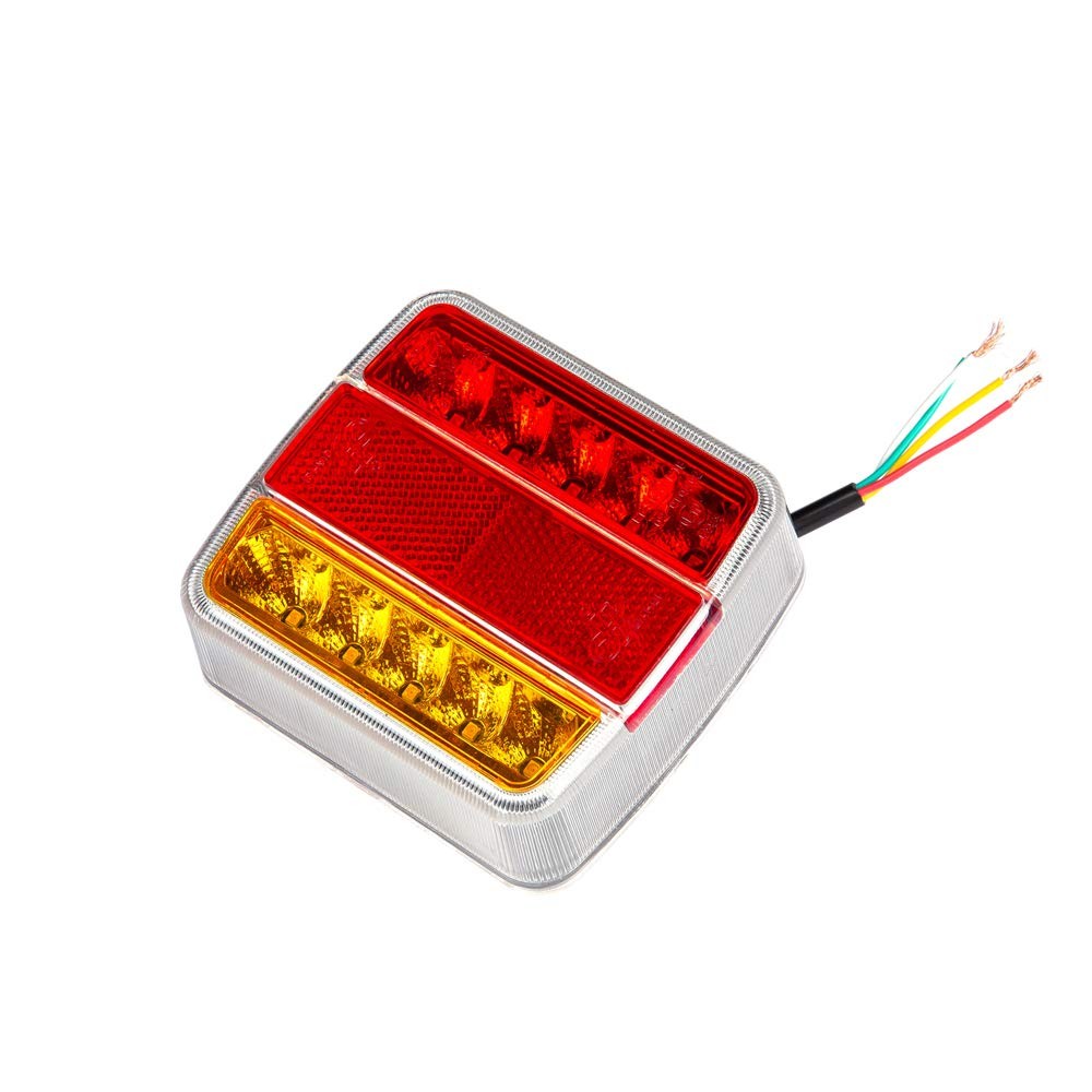 Feux arrière LED pour remorque universel 12V avec lampe de plaque