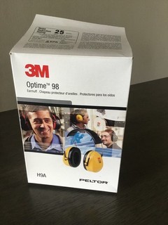 3M Peltor Optime 98 Earmuffs H9A Over the Head Brand New
