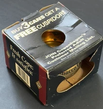 Vintage 1999 U.S. Tobacco Co. Brass Cuspidor - Copenhagen Giveaway