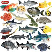 Sea Animals Action Figures Aquarium Figurines Educational Unisex Kids Toy Gift