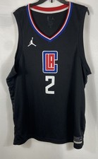 Nike Men's LA Clippers Kawhi Leonard Statement Jersey Black Sz 3XL