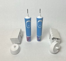 Set of 2 Kids Oral-B Rechargeable Electric Toothbrush Handles w/chargers