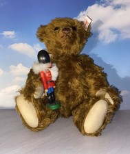 Steiff Teddy Bear w/ Nutcracker Germany 037955 11" Limited Edition