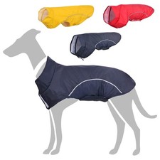 Regenmantel Regenjacke für Hunde Hund wasserdicht Hundemantel mit Reflexstreifen