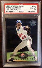 1995 TSC STADIUM CLUB VIRTUAL REALITY #265 PEDRO MARTINEZ PSA 10 GEM MINT POP 1