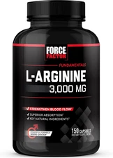 Force Factor L-Arginine 3000 MG, Extra Strength Nitric Oxide & Circulation Boost