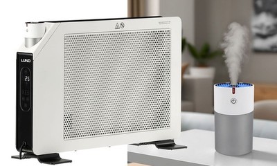 Infrarot Konvektor Heizgerät 2000W Luftbefeuchter ECO Elektro Heizkörper Heizung