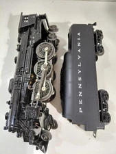 Lionel O Gauge Model Railroad 2-6-4 Steam Engine w/ MPC Pennsylvania Tender