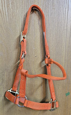 Weaver 1" Average Horse Halter; Orange
