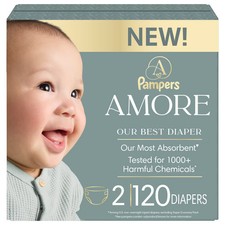 Amore by Pampers Diapers Enormous Pack - Size 2 - 120ct 0.29 per diaper